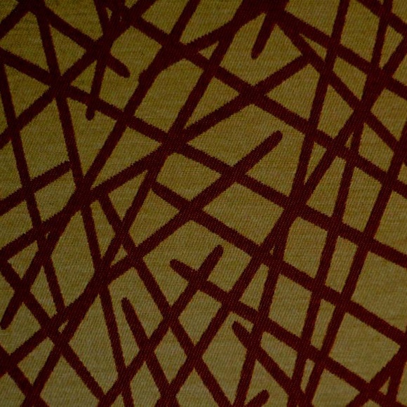 Outdoor Pattern Frenzy Green and Brown Fabric - Picture 2 of 6